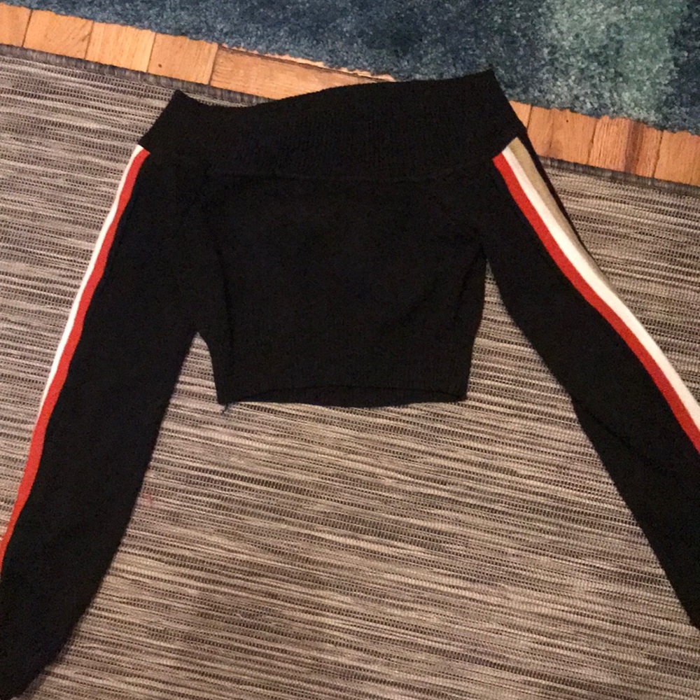 LF off the shoulder crop top